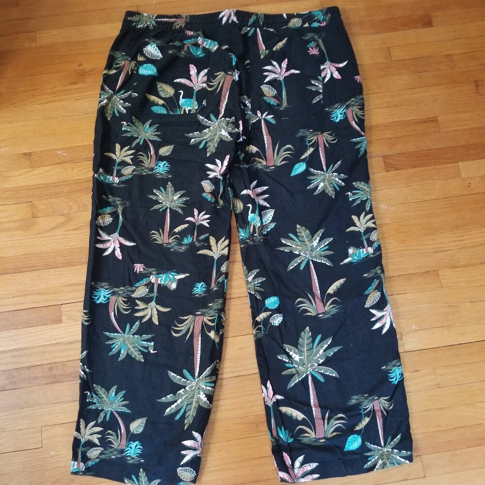 Old Navy Women's Linen Hawaiian Pants Size XL